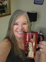 Good morning fellow coffee ☕ Muggers I'm enjoying my coffee out of my  favorite winter mug. As I look at the snowman holding his book, I think of  Jim and his "I