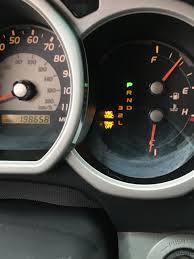 The odometer should read 'trip a'. Toyota 4runner Zero Point Calibration