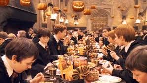 In my family we're serious students of harry potter so it was only natural to have a harry potter dinner party! A Hogwarts Feast Offers Up Magical Treats At Upcoming Harry Potter Halloween Dinner Bash