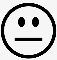 Frowning face with open mouth. Smiley Sad Straight Face Logo Free Transparent Png Download Pngkey