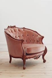 Lily And Bramwell Event Hire Adelaide South Australia Vintage Blush Pink Tub Chair Vintage Ornate Buttoned Tub Chair In A Pink Armchair Furniture Pink Tub