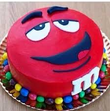 M M Red Cake Cake Cupcake Cakes Kids Cake