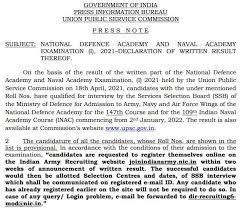 The written test of nda 1 2021 was conducted on april 18, 2021, and the result was expected to be issued in the month of june 2021 but there has not been any official announcement till now. 1mswdyxivtv4rm
