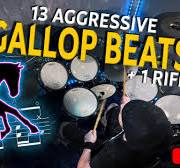 13 AGGRESSIVE Gallop Beats and 1 Riff