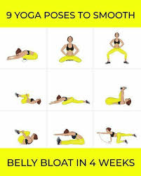 9 Yoga Poses To Smooth Belly Bloat In 4 Weeks Workout Yoga Fitness Yoga Poses