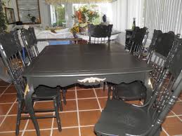 $130 (south phoenix) pic hide this posting restore restore this posting. Found The Dining Room Table On Craigslist And The 6 Chairs At A Garage Sale Painted Everything And Sold It Dining Room Table Repurposed Furniture Table