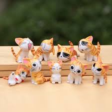 9pcs Lot 2 8 3cm Anime Figures Chi S Sweet Home Cat Action Figure Toys Pot Gardening Accessories Kitten Cake Cat Doll Chi S Sweet Home