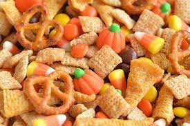 Halloween Harvest Hash Chex Mix Recipe Halloween Food For Party Chex Mix Halloween Food Appetizers