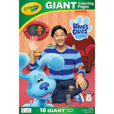 Your child is too active, a lot of behavior, and difficult to teach something? Crayola Giant Coloring Pages Blues Clues You Big W