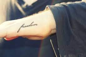 This Is My Freedom Tattoo I Got It Because I M Free Person My Life Is Mine Alone And No One Can Take That From Me Freedom Tattoos Body Art Tattoos Tattoos