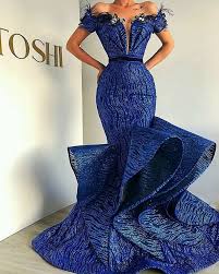 Dramatic Mermaid Dress African Fashion Dresses Fashion Dresses Evening Dresses