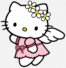 Hello kitty among flowers and hearts. Hello Kitty Coloring Book Drawing Child Child White Face People Png Pngwing