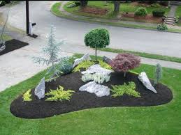 Triangular Bed G Rock Garden Landscaping Small Front Yard Landscaping Front Yard Landscaping Design