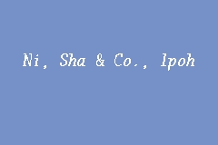 Tawfeek badjenid & partners, butterworth, penang, malaysia — location on the map, phone, reviews. Ni Sha Co Ipoh Law Firm In Ipoh