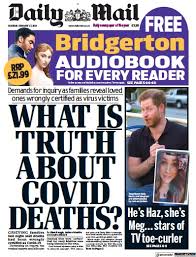 It is especially widely read online. Daily Mail Uk Front Page For 27 February 2021 Paperboy Online Newspapers