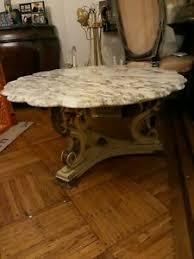 American modernist designer, coffee table, marble, walnut, 1950s, america. Vintage Marble Top Coffee Table Fair Condition Ebay