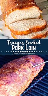Get the full recipe here: Delicious Smoked Pork Loin With An Easy Rub Recipe This Traeger Pork Loin Is Juicy And Full Of Flavor Smoked Food Recipes Smoked Pork Loin Traeger Pork Loin