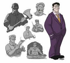 It's like the telephone game, but with drawing. William Afton Cartoon Character Design Fnaf Comics Fnaf Drawings