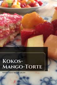 Kokos Mango Keks Torte Oder Auch Haupia Mango Torte Traumhawaii Hawaiianische Rezepte Thailandisches Essen Lecker