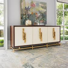 Ambella Home Origami Multi Use Cabinet Decor White Furniture Living Room Sideboard Designs