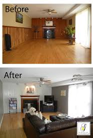 You'd be surprised how far a nice, light paint color can go in updating the look of wall paneling. Pin By Janelle Addington On For The Home Painted Paneling Walls Paneling Makeover Painting Wood Paneling