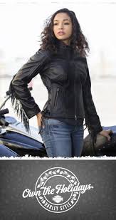 Fringe Benefit Harley Davidson Women S Boone Fringed Leather Jacket Wearethebikerstore Fringe Leather Jacket Harley Davidson Helmets Classic Harley Davidson