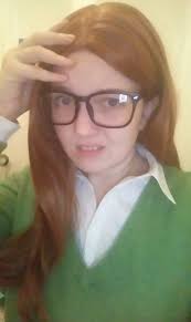 Rowan Cameron cosplaying as Legacy-era...