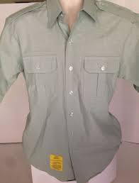 Dscp U S Army Light Green Short Sleeve Dress Shirt Mens 16 Military Federal Green Short Sleeve Dress Short Sleeve Dress Shirt Military Outfit