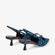 DIDI 45 | Peacock Tartan Fabric Pointed Pumps | Autumn Collection | JIMMY  CHOO