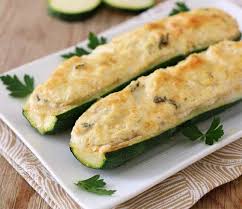 Recette Des Courgettes Farcies Au Thon Et Fromage Recette Ww Courgettes Farcies Courgette Farcie Au Thon Recette Courgette Farcie