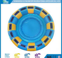 Safety 6 Person Slide Round Raft With Airbag Seats Manufacturer