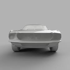 Free STL file 1967 Ford Mustang Shelby GT500 Eleanor Shelby GT500 Eleanor  🚙 ・3D printable design to download・Cults