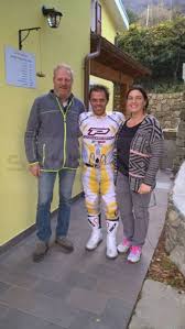 Loris Capirossi ha scelto Bevino per un giro in moto da trial con il  campione del mondo Gianmarco Rossi