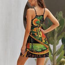 Seksi köylü kadın dergisi kasım 1969 kadın askı elbise Geeky kulüpleri kadın  giyim elbiseler için komik - AliExpress