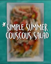 Simple Summer Couscous Salad Video Recipe Videos Simple Food Videos Tasty Videos