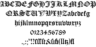 Manuskriptgotisch Font Cybapee Creations Fontspace Heart Font Rare Words Typography Layout
