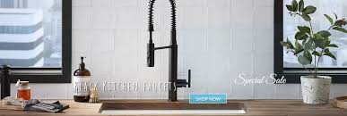 Upgrading your faucet in your kitchen or bar area is an inexpensive improvement that can add both convenience and functionality to your space. Black Kitchen Faucets Kitchen Touch Faucets Kitchen Sink Faucets Moen Home Depot Kitchen Faucets Commercial And Residential Faucets Fontanashowers