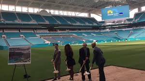 Miami Open Tennis Venue Breaks Ground At Hard Rock Stadium