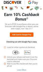 For added security, enter only the primary cardmember's. Earn 10 Back W Discover Google Pay Myfico Forums 5830354