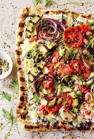 Grilled Pizza Grilled Everything Bagel Pizza Recipe Pizza Bagels Grilled Pizza Everything Bagel