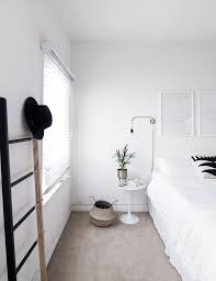 Minimalist style for a small master bedroom. Simple Minimal Bedroom Homey Oh My