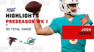 They regained this selection after trading running back kenyan drake to arizona. Every Josh Rosen Snap In His Dolphins Debut Nfl 2019 Highlights Youtube