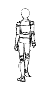 This can be a tricky pose to draw from memory so i try to practice i. Human Walk Cycle Sketch Front By Victoranox On Deviantart