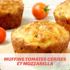 Il Y A Comme Un Brin D Italie Dans Ces Muffins Aux Tomates Cerises Et Mozzarella Recette Recettes De Cuisine Gastronomie Recette