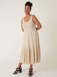 Natural Tier Dress Tiered Dress Dresses Fashion