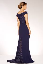 Navy Lace Bardot Fishtail Maxi Dress Quiz Clothing Fishtail Maxi Dress Prom Dress Quiz Fishtail Bridesmaid Dresses