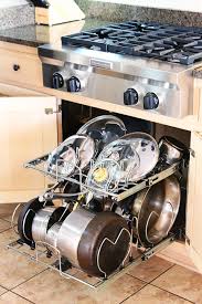 Kitchen storage cabinets for pots and pans. Kitchen Storage Cabinets The Best Pot Rack And Cabinet Organizers