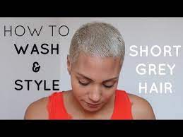 This is because the sebaceous glands of the scalp that produce sebum. Short Hair Routine Washing Styling Short Hair How To Keep Hair Silver Youtube