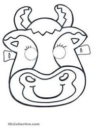 Masks Of Farm Animals Cow Mask Animal Mask Templates Animal Masks
