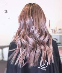 Metallic Hair Color With Straight Ends Wavy Hairstyle Holographic Hair Metallic Hair Color Metallic Hair